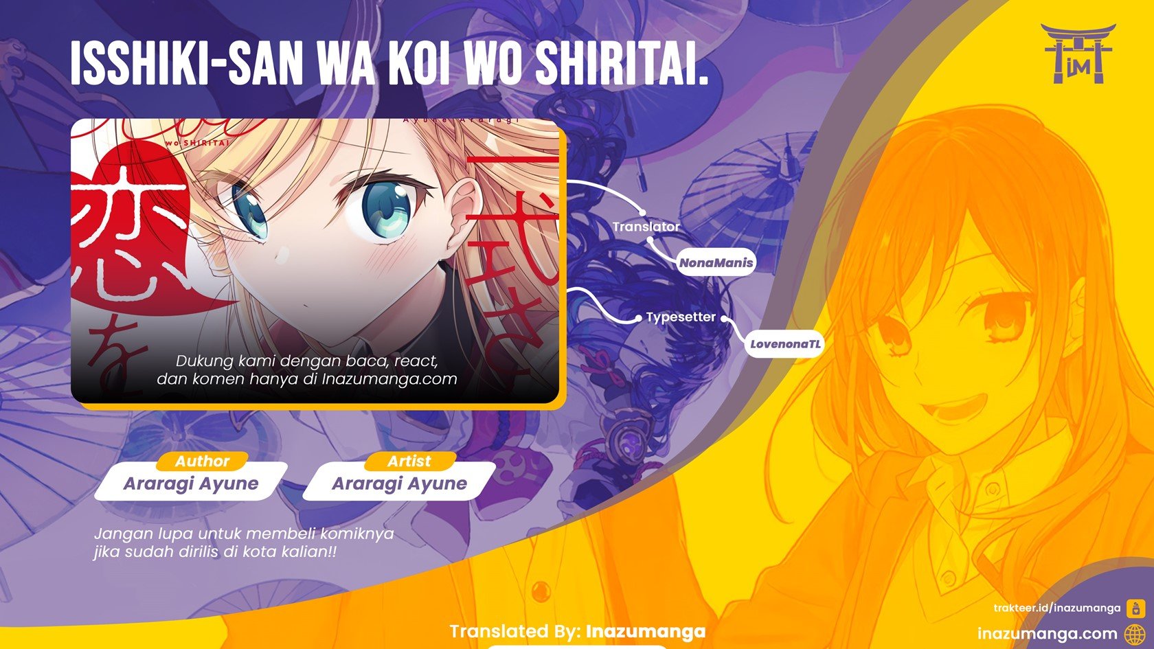 Isshiki san Wa Koi Wo Shiritai Komik Isshiki-san wa Koi wo shiritai. Chapter 1 | KomikIndo